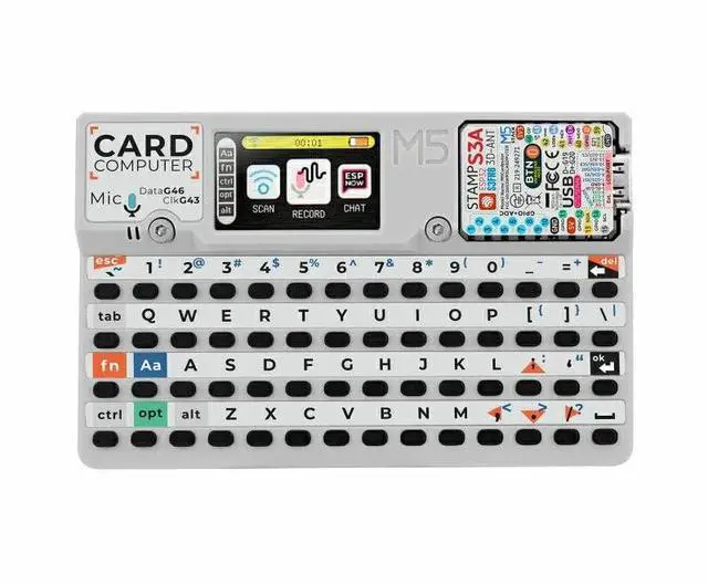 Alt view image 4 of 5 - M5Stack Official Cardputer v1.1 New for 2025 Now with M5StampS3A - Pocket Computer Development Kit (K132-V11 Cardputer v1.1)