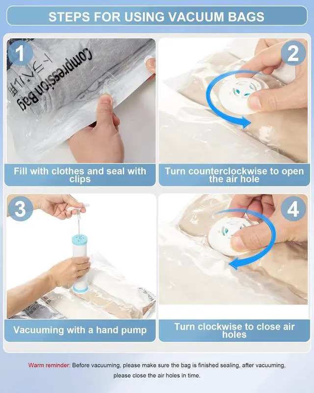 Alt view image 3 of 5 - VGCUB Large Travel Backpack with Vacuum System Carry on Personal Item Storage Compression Seal Bags for Clothing with Pump Work Business Vacpack Airback Laptop Backpack for Women Men Black