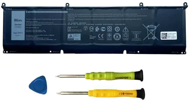Main image of 69KF2 Battery Replacement for Dell G7 15 7500 G15 5510 5511 5515 5520 5521 XPS 15 9500 9510 9520 Precision 5550 5560 5570 Alienware M15 R3 R4 M17 R3 R4 Inspiron 7510 7610 7620 P87F P91F 86Wh 7167mAh