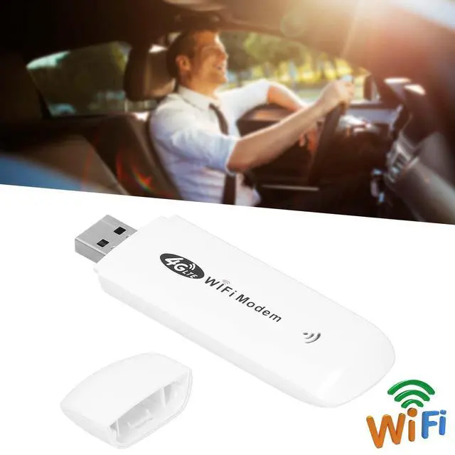 Alt view image 3 of 5 - 4G LTE Mobile WiFi Hotspot Unlocked Universal Router Car WiFi Internet Portable Mini WiFi Router Devices with SIM Card Slot Support 4G / LTE FDD, 4G LTE TDD, 3G WCDMA B1