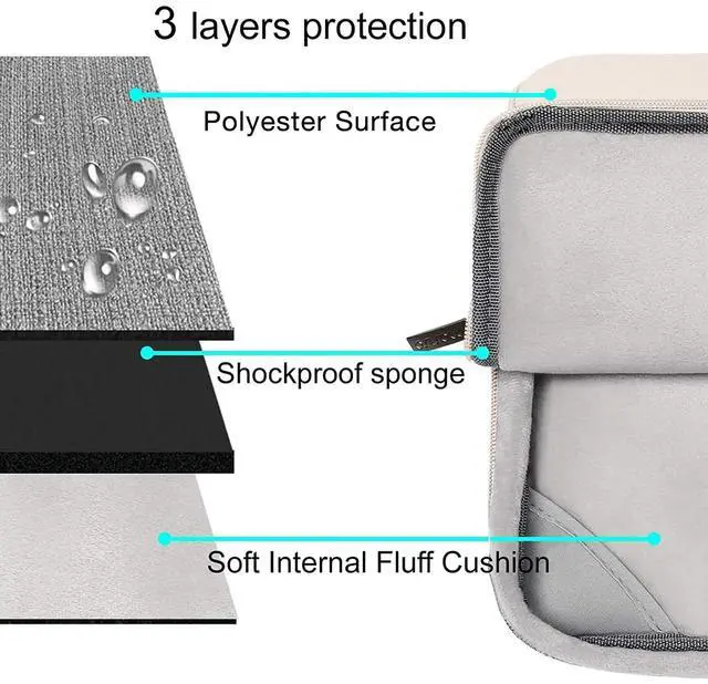 Alt view image 4 of 5 - MOSISO Compatible with MacBook Air 13 inch Case 2025 2024 2023 2022 M4 A3240 M3 A3113 M2 A2681, Hard Shell&Sleeve Bag&Keyboard Skin&Webcam Cover&Screen Film for MacBook Air 13.6 inch, Beige
