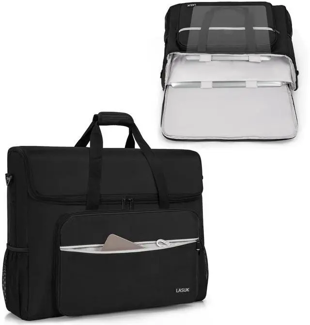 Main image of LASUK 27-32" Monitor Transport Carrying Case(up to 2), Going Out Tote Bag Transporting LCD Screens, Monitors and TVs, for Travel, Work