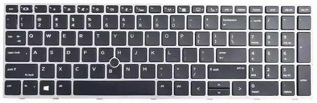 Main image of New Replacement Keyboard Compatible with HP ZBOOK 15 G5 G6 17 G5 G6 L29635-001 L12765-001 L28407-001 with Backlit with Pointer