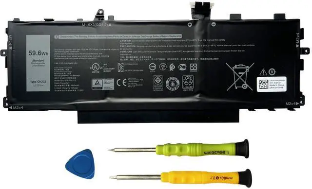 Main image of AOMKA GHJC5 59.6Wh Laptop Battery Replacement for Dell Latitude 9420 9430 Latitude 9420 2-in-1 Latitude 9430 2-in-1 Series 3VV58 0JJ4XT 0VTH85 06VJ1F 09YD1V 11.55V 4900mAh 3-Cell