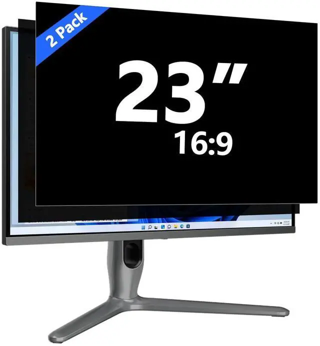Main image of 23 Inch Privacy Screen for Computer Monitor Eye Protection Anti Glare Blue Light Monitor Privacy Shield Screen 23 Inch 16:9 Aspect Ratio [2 Pack]