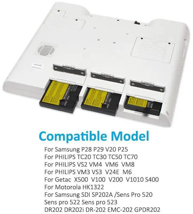 Alt view image 2 of 5 - KingSener DR202 Laptop Battery for X500 V100 V200 V1010 S400 Notebook Samsung P25 P28 P29 V20 DR202i DR202S RRC2020 ME202C ME202EK ME202 ME202A BP-LC2600 87Wh/7800mAh (Old Shell)