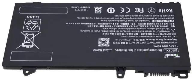 Alt view image 2 of 5 - Tanch Laptop Battery RE03XL L32407-2B1 L32656-005 HSTNN-DB9A L32407-AC2 Replacement for HP ProBook 450 G6 455R G6 440 G4 440 G6 11.55V 3900mAh/45Wh