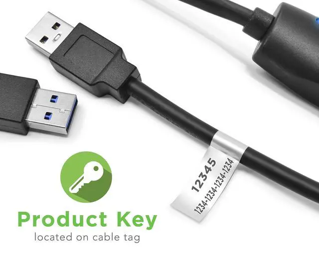 Alt view image 2 of 5 - Plugable USB 3.0 Transfer Cable with USB C to USB Adapter Cable Bundle
