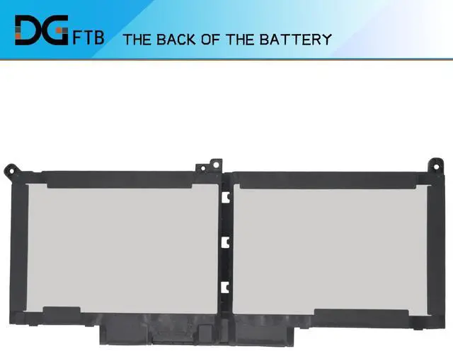Alt view image 4 of 5 - DGTEC F3YGT Laptop Battery for Dell Latitude 12 7000 7280 7290 13 7380 7390 P29S002 14 7480 7490 P73G002 E7480 E7280 E7290 Series DM3WC DM6WC 2X39G KG7VF 451-BBYE 453-BBCF (7.6V 60Wh/7500mA)