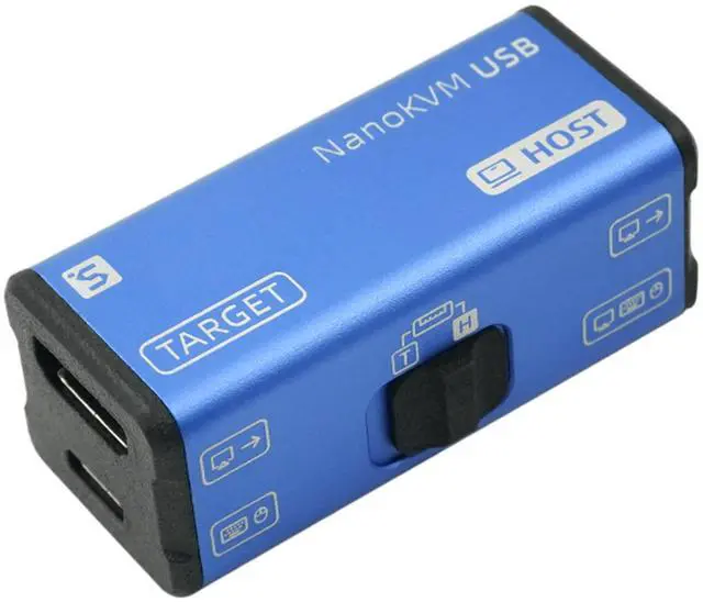 Main image of WayPonDEV NanoKVM-USB Operations Maintenance Server Tool Kit, Multi-Device Collaboration, 4K USB KVM for Server SBCs, HDMI in/Loop Out