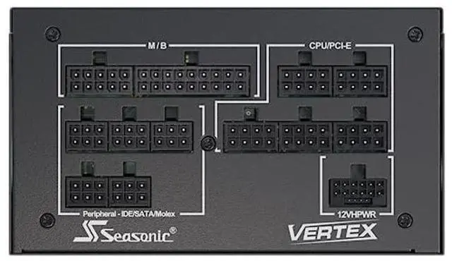 Alt view image 3 of 3 - Seasonic Vertex PX-850 | 850W | 80+ Platinum | ATX 3.0 & PCIe 5.0 Ready | Full-Modular | ATX Form Factor | Low Noise | Premium Japanese Capacitor | Nvidia RTX 30/40 Super & AMD GPU Compatible