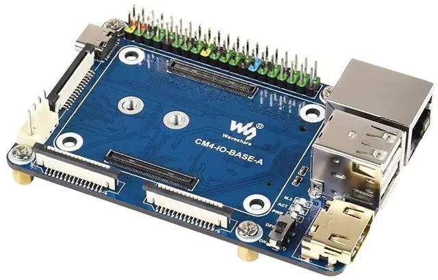 Alt view image 2 of 5 - Mini Base Board (A) Designed for Raspberry Pi Compute Module 4 Suitable for CM4 Lite/EMMC Series Module