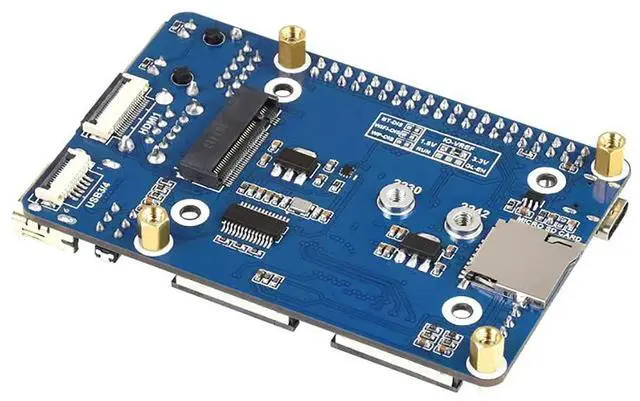 Alt view image 3 of 5 - Mini Base Board (A) Designed for Raspberry Pi Compute Module 4 Suitable for CM4 Lite/EMMC Series Module
