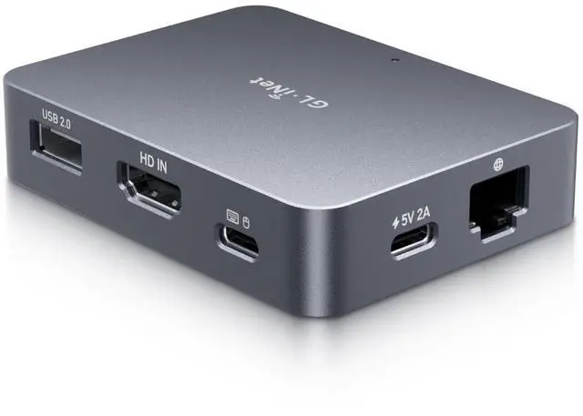 Main image of GL.iNet Comet (GL-RM1) Remote KVM Control Over Internet, 4K@30Fps, Tailscale Support, Remote Keyboard, Video, MouseInstall OS Via BIOS Control, Adapted KVM Switches, Mouse Jiggler for Home Work