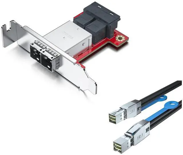 Main image of 10Gtek 8643/8644 Adapter + 8644/8644-1m