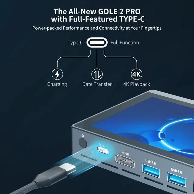 Alt view image 5 of 5 - HIGOLEPC Mini PC Win 11 Pro Celeron N5095 Mini Computer with Fan,16GB DDR4,256GB ROM Mini PC with Screen Micro PC Full-Featured USB-C 4K 60Hz Triple Display Mini Gaming Computer WiFi 5.0 BT5.0