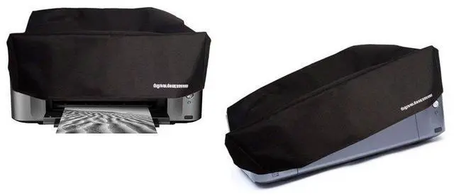 Alt view image 4 of 5 - DigitalDeckCovers Printer Dust Cover & Protector for Canon Pixma Pro-10 / Pro-100 Printers [Antistatic, Water Resistant, Heavy Duty Fabric, Black]