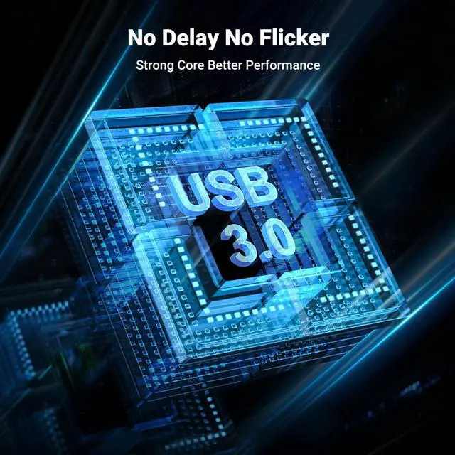 Alt view image 5 of 5 - UGREEN 4K Video Capture Card, Full HD 1080P 60FPS USB/Type-C 3.0 HDMI Video Capture Device Bundle Microphone for PC, USB Mic with RGB Lights, Mute Button, 24bit/96kHz, Cardioid Polar