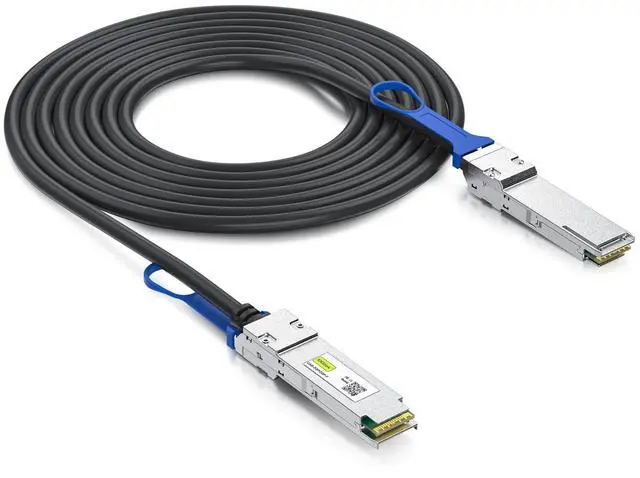 Main image of 10Gtek 100G QSFP28 DAC Cable - 100GBASE-CR4 QSFP28 to QSFP28 Passive Direct Attach Copper Twinax Cable for Cisco QSFP-100G-CU2M, 2-Meter