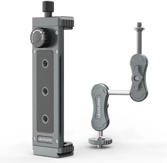 Main image of Leaplumin Ipad 12.9 Tripod Mount Adapter, Aluminum Ipad Holder for Tripod Mount,Tablet Tripod Mount with 1/4" Screw,Universal Tripod Mount for Ipad,Compatible with Ipad Pro 12.9/11/10.5-(4.7"-12.9")