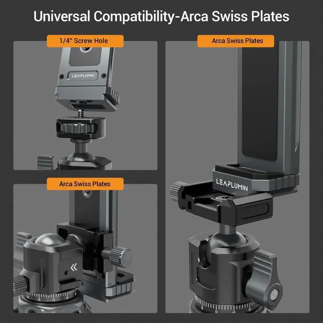 Alt view image 3 of 5 - Leaplumin Ipad 12.9 Tripod Mount Adapter, Aluminum Ipad Holder for Tripod Mount,Tablet Tripod Mount with 1/4" Screw,Universal Tripod Mount for Ipad,Compatible with Ipad Pro 12.9/11/10.5-(4.7"-12.9")