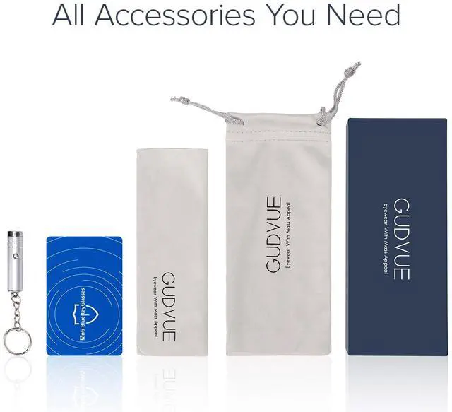 Alt view image 3 of 5 - GUDVUE Blue Light Glasses, Computer/Gaming/TV/Phones Glasses for Women/men, Anti Glare/UV400/Eye Strain, Oval Black/Golden