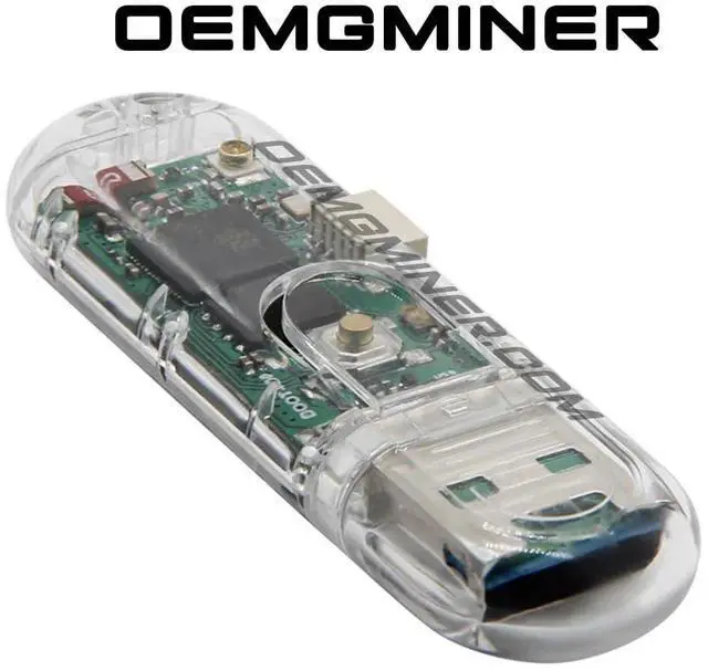 Alt view image 5 of 5 - New NerdMiner V2 Dongle USB 70-75KH 1W T-Display S3 Bitcoin Solo Lottery Miner Win 6.25 BTC with Low Power Consumption - WiFi Connection, and USB-A Power (USB-73KH/s)