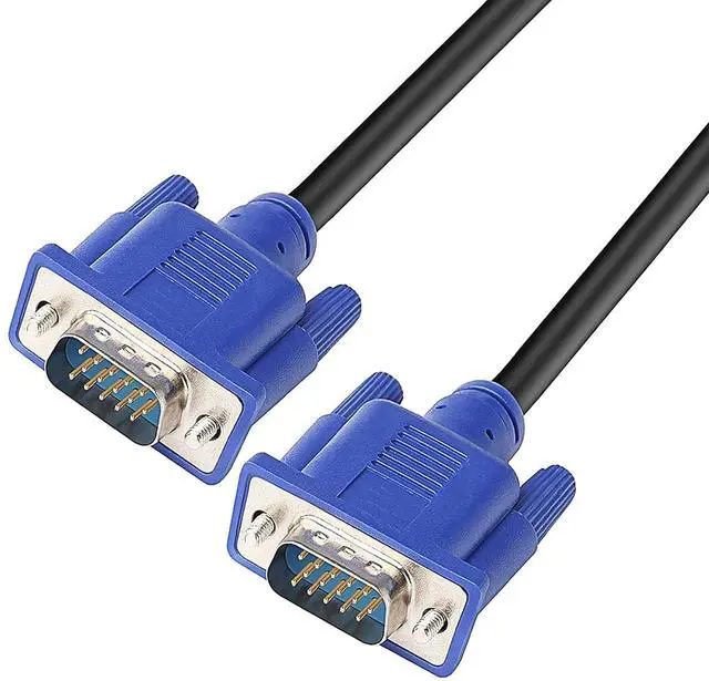 Alt view image 5 of 5 - WORLDWIDETRADERS VGA to VGA Cable (6 Feet 10-Pack) VGA to VGA Monitor Cable 1080P Full HD, Male to Male Cord HD15 for Computer PC Monitor Laptop TV Projector (6FT - 10PK)