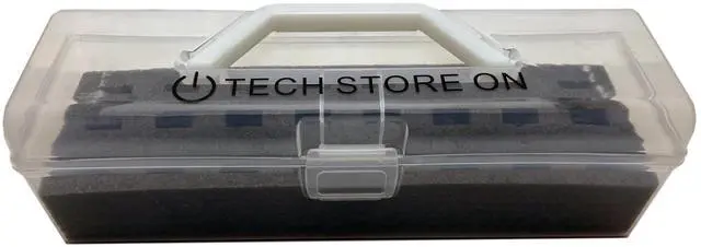 Alt view image 3 of 5 - TECH STORE ON Flash USB Thumb Drive Holder Storage Organizer Case | Antistatic and Shockproof (plastic, medium, holds 24 USB slots)