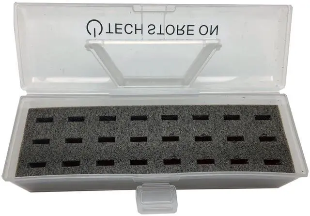 Alt view image 5 of 5 - TECH STORE ON Flash USB Thumb Drive Holder Storage Organizer Case | Antistatic and Shockproof (plastic, medium, holds 24 USB slots)