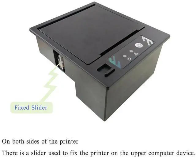 Alt view image 4 of 5 - RS232 Serial Port Printing Module of 58mm Thermal Receipt Printer Supports microcontroller Android Linux Secondary Development USB Embedded Serial Port Printer with Paper Cutting Function
