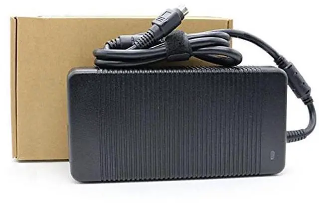 Alt view image 2 of 5 - 330W 19.5V 16.9A AC Adapter Power Supply Compatible for Alienware X711 P775DM3G MSI GT83VR GT73VR GT80 MSI deltal Desktop Trident 3 Series ADP-330AB D Clevo P370SM-A P775DM3(4-Hole Plug) Power Cord.
