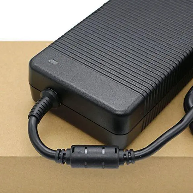 Alt view image 4 of 5 - 330W 19.5V 16.9A AC Adapter Power Supply Compatible for Alienware X711 P775DM3G MSI GT83VR GT73VR GT80 MSI deltal Desktop Trident 3 Series ADP-330AB D Clevo P370SM-A P775DM3(4-Hole Plug) Power Cord.