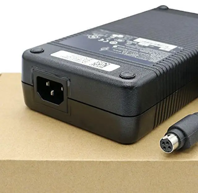 Alt view image 5 of 5 - 330W 19.5V 16.9A AC Adapter Power Supply Compatible for Alienware X711 P775DM3G MSI GT83VR GT73VR GT80 MSI deltal Desktop Trident 3 Series ADP-330AB D Clevo P370SM-A P775DM3(4-Hole Plug) Power Cord.