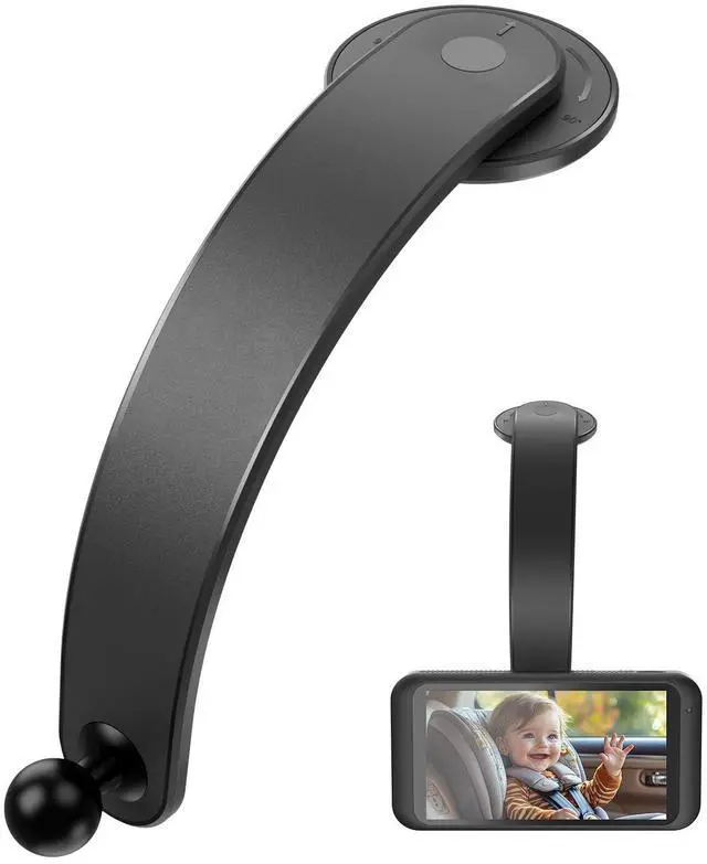 Alt view image 2 of 5 - LUCKVIEW 17mm Ball Mount Adjustable Bendable Monitor Stand with Strong Adhesive Base (BM2)