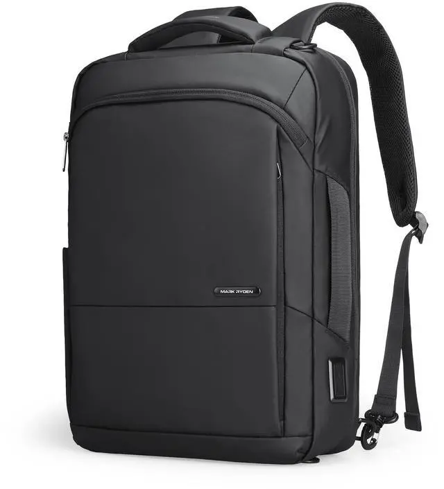 Main image of MARK RYDEN Slim Backpack for Men, 15.6 Inch Laptop Backpack, 3 in 1 Waterproof High Tech Backpack with Removable Buckle and USB Charging Port, Business Backpack Ideal for Working, Daily Life