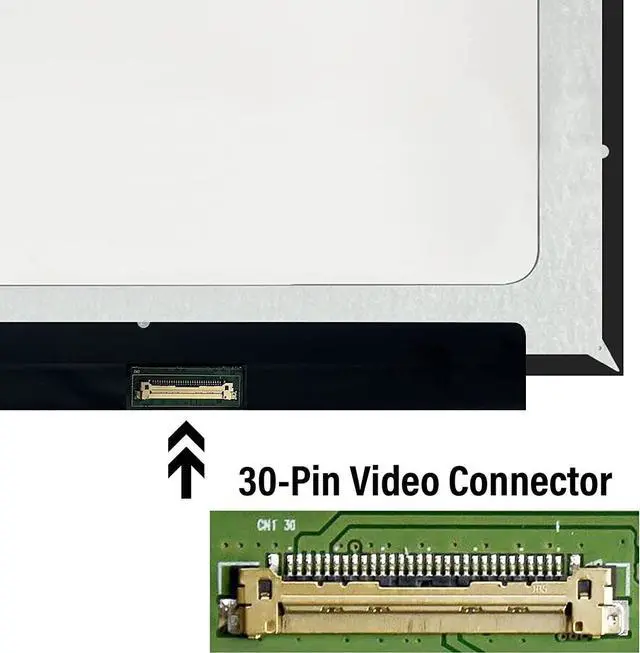 Alt view image 3 of 5 - 15.6" Screen Replacement for Lenovo IdeaPad 1 15ALC7 15ADA7 15IAU7 15IGL7 15IJL7 LCD Display Panel (FHD 1920 * 1080 30 pin 60 Hz Non-Touch)