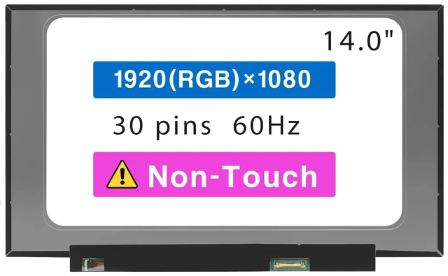 Main image of Screen Replacement for Acer Chromebook 314 C934 Series 14.0" FHD 1920 * 1080 30 pin 60Hz Non-Touch LCD Display Panel