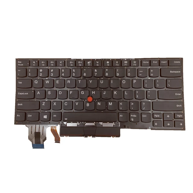 Alt view image 3 of 5 - Siakoocty Laptop Replacement US Layout with Pointing with Backlight Keyboard for Lenovo Thinkpad X1 Carbon 7th Gen 2019 X1C 2020 20QD 20QE 20R1 20R2 8TH 20U9 20UA SN20R55563 CS19BL 84US
