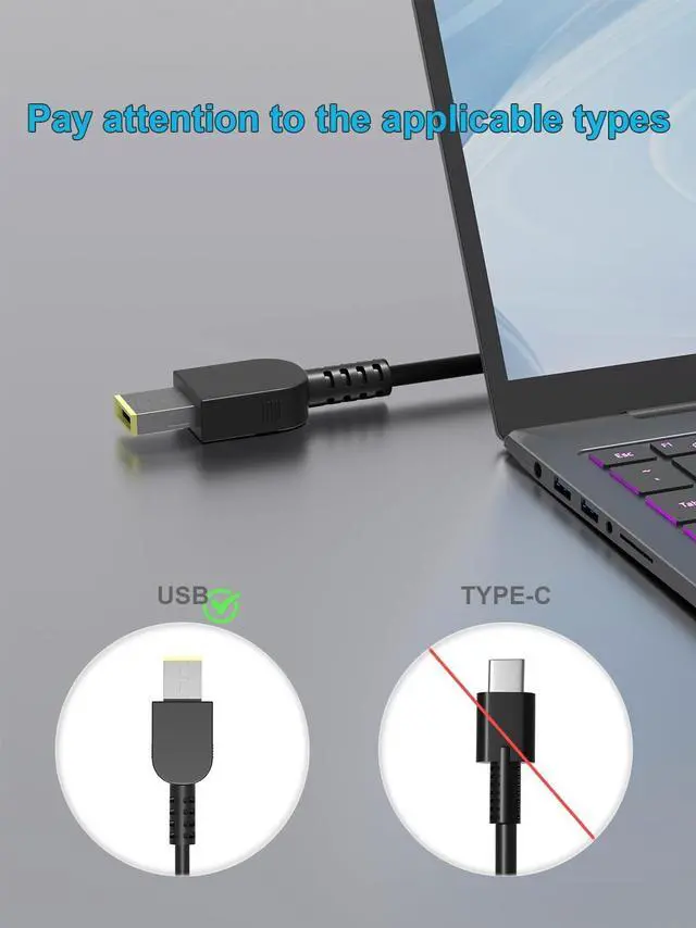 Alt view image 2 of 5 - HSXIRQA 170W AC Adapter Charger Compatible with Lenovo ADL170NDC2A ADL170NLC3A ADL170NLC2A ADL170SDC3A ADL170NDC3A ADL170SLC3A ADL170SCC2A ADL170SCC3A ADL170SLC2A ADL170SDC2A SA10R16886 Laptop
