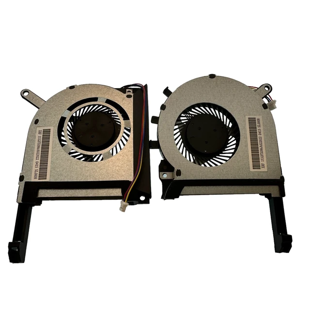 Alt view image 2 of 5 - VoltaGuru CPU GPU Fan for ASUS TUF FX505DD, FX505DT, FX505DY, FX505GD, FX505GT, FX506LH, FX506LI, FA506II, FA706IH PN DFS5K12114262H & DFS5K12304363H, DFS5K12114262H, DFS5K12304363H, 1323-01AW0A2