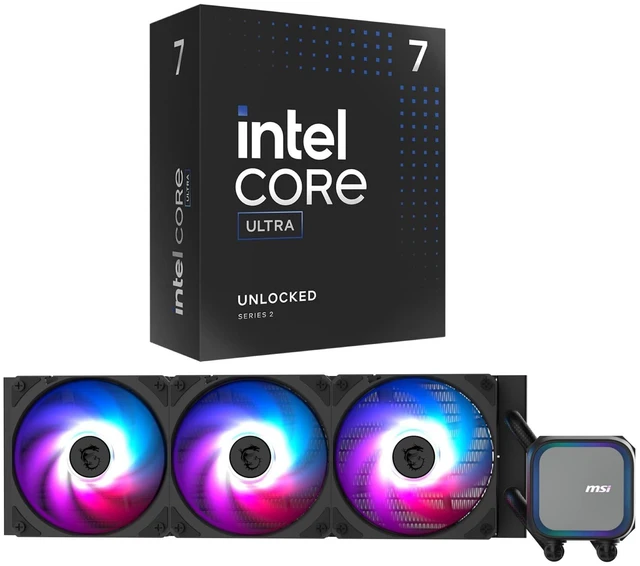Main image of Micro Center CPU AIO Combo Intel Core Ultra7 265K Processor+msi Mag A13 360