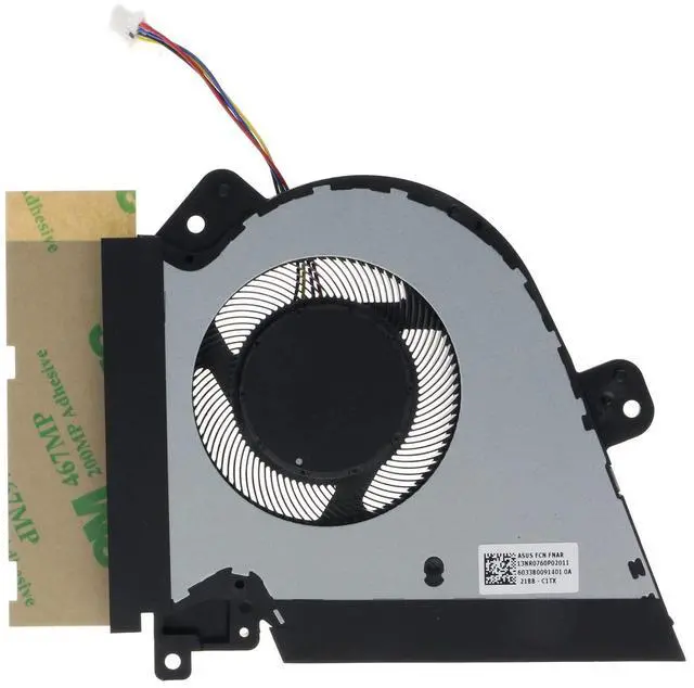Alt view image 4 of 5 - CPU GPU Cooling Fan for ASUS TUF Dash F15 FX516PC FX516PE FX516PM FX516PR FX516EN Air RTX3070 12V 1A FNAQ 13NR0760P01011 DFSCK221151817 FNAR 13NR0760P02011 DFSCK22D05883L