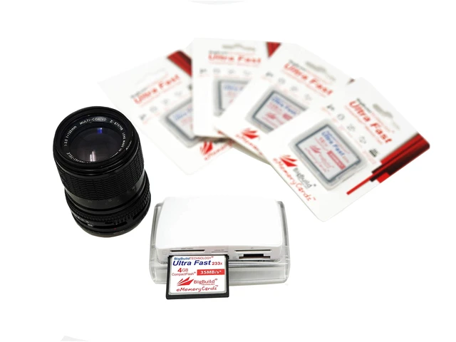 Alt view image 4 of 5 - eMemoryCards 4GB Ultra Fast 35MB/s CompactFlash memory card compatible with Canon 10D/20D/30D/40D/50D/1D/1Ds/5D/5Ds/7D Mark I/II/III/IV, Nikon D, Olympus E, Sony Alpha, Leica S Cameras