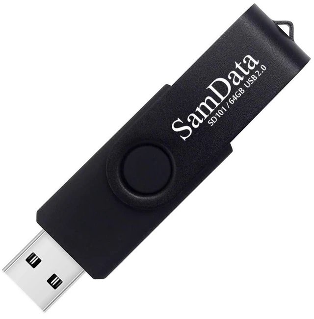 Alt view image 2 of 5 - SamData 64GB USB Flash Drives 5 Pack 64GB Thumb Drives Memory Stick Jump Drive with LED Light for Storage and Backup (5 Colors: Black Blue Green Red Silver)