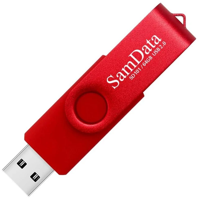 Alt view image 3 of 5 - SamData 64GB USB Flash Drives 5 Pack 64GB Thumb Drives Memory Stick Jump Drive with LED Light for Storage and Backup (5 Colors: Black Blue Green Red Silver)