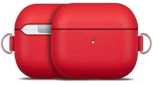 Main image of LOPIE Leather Case with Clip for AirPods 3 (Released in 2021), Handmade Case Fully-Wrapped with Full-Grain Leather, Protective Hard Cover for Gen 3 AirPods (Not for AirPod Pro 3rd Generation), Brown