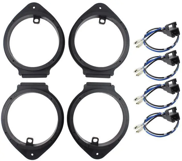 Main image of DriveFix Front and Rear 6.5 Inch Door Speaker Adapter Spacer Ring with Wiring Harness Plug for Chevrolet Silverado Suburban Blazer Camaro GMC Sierra Savana Yukon XL Canyon Buick Cadillac Escalade