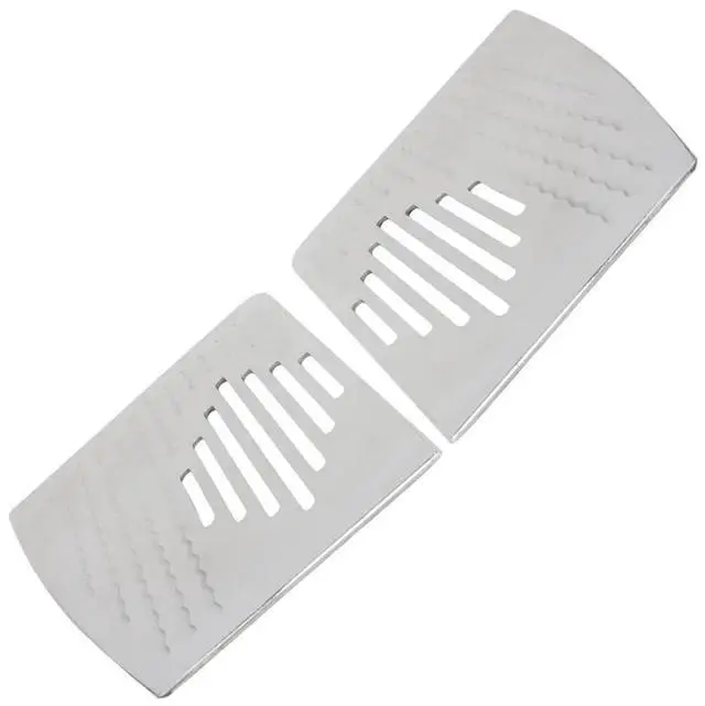 Alt view image 3 of 5 - motoparty Dash Speaker Grilles for Chevy C1500 Silverado Sierra, Improved Sound Performance, Billet Material