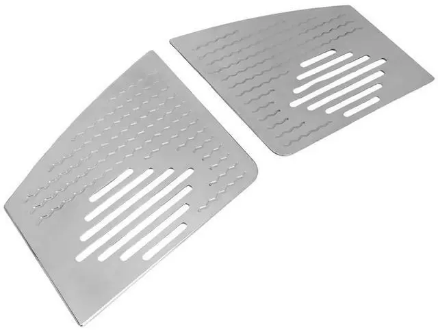 Alt view image 4 of 5 - motoparty Dash Speaker Grilles for Chevy C1500 Silverado Sierra, Improved Sound Performance, Billet Material